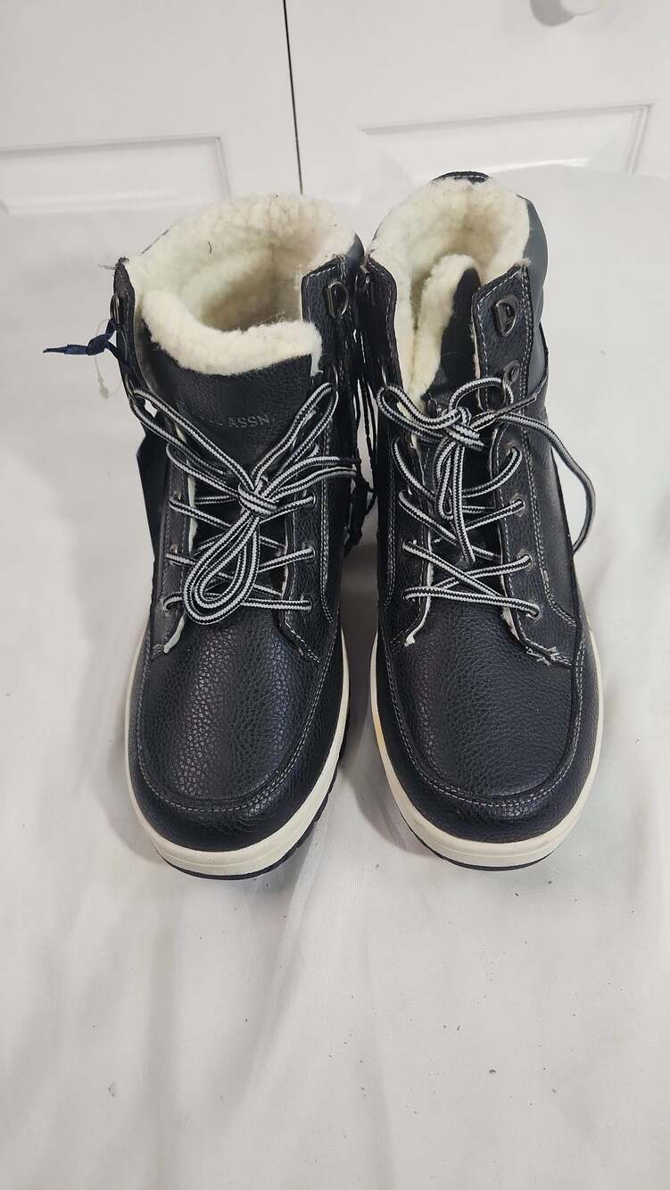 U.S. Polo Assn. Soren Men's Faux Fur Lined Winter Boots Size 10.5
